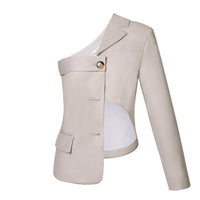 Long Sleeve Irregular Cutout Jacket