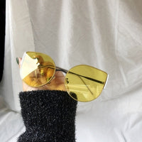 Yellow Personality Cool Big Glasses