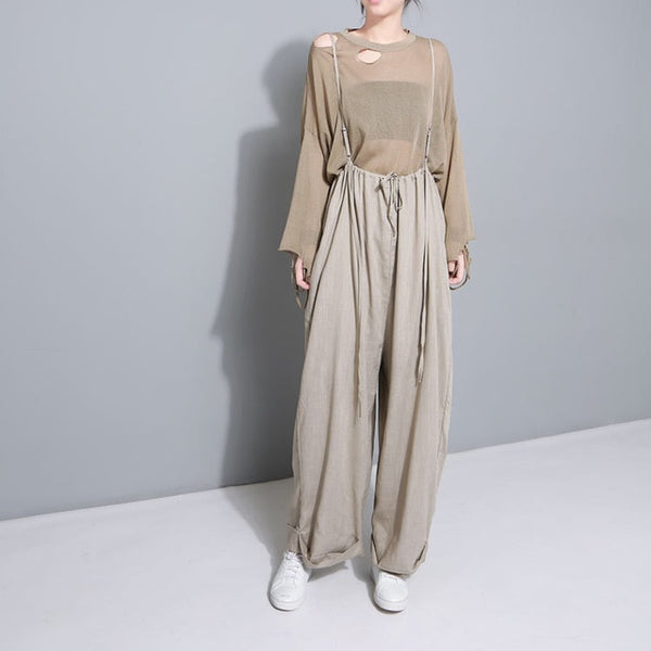 High Waist Wide Leg Trousers