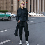 Elastic Waist Harem Pants