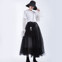 Black 5 Layer Mesh Skirt