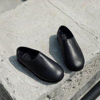 Pu Leather Round Brief Shoes