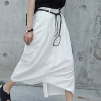 Winter Cotton Linen Cross-pants
