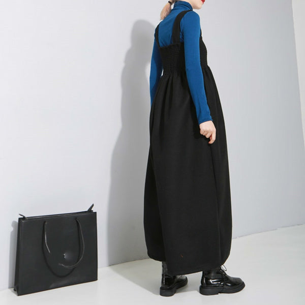 Vintage Pleated High Waist Wide Leg Pants