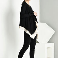 Asymmetrical V-Neck Cardigan