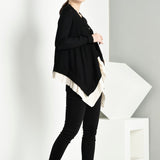 Asymmetrical V-Neck Cardigan