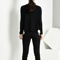 Asymmetrical V-Neck Cardigan
