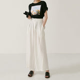 Black Printed Tee