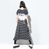 Black and Gray Cross Pants