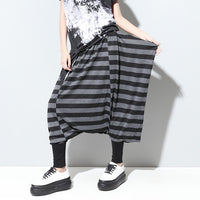 Black and Gray Cross Pants