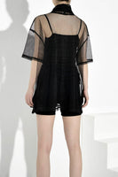 High Collar Half Sleeve T-shirt