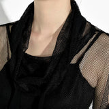 High Collar Half Sleeve T-shirt