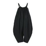 Black Leisure Wide Leg Jumpsuit