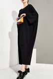 Black Wide Leg Big Size Jumpsuit