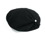 Wool Pearls Pleated Temperament Hat