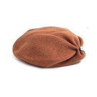 Wool Pearls Pleated Temperament Hat