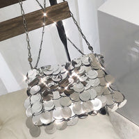 Round Sequins Shining Chain Purse