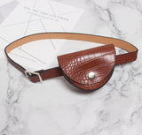 Pu Leather Split Joint Mini-bag