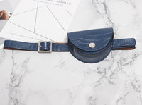 Pu Leather Split Joint Mini-bag