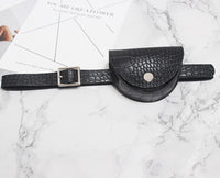 Pu Leather Split Joint Mini-bag