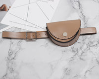 Pu Leather Split Joint Mini-bag