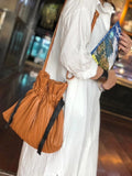 Pu Leather Pleated Big Size Bag