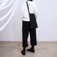 Cotton-padded Striped Big Size Bag
