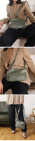 Pu Leather Brief Fold Split Joint Purse