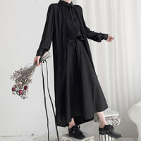 Black Long Back Blouse